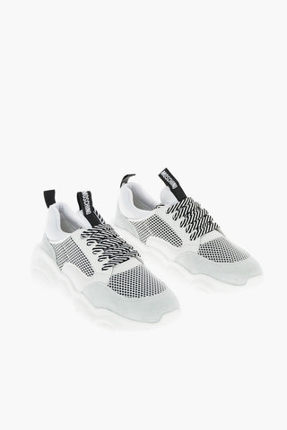 COUTURE! leather and fabric Teddy Sneakers