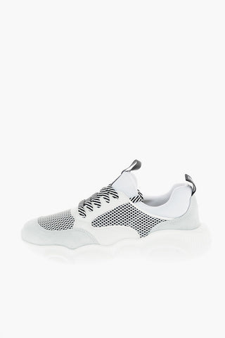 COUTURE! leather and fabric Teddy Sneakers