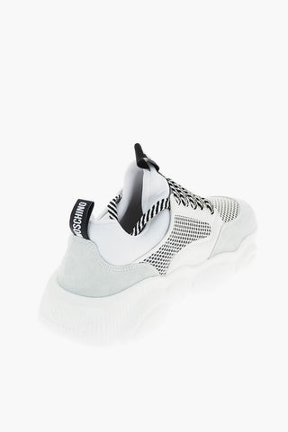COUTURE! leather and fabric Teddy Sneakers