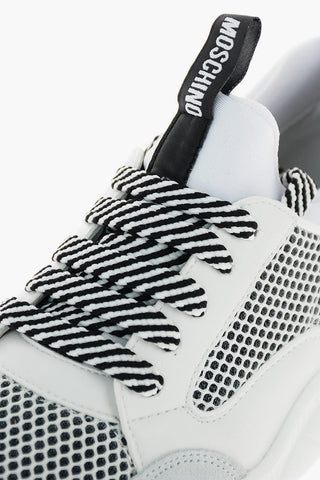COUTURE! leather and fabric Teddy Sneakers