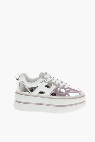 6,5cm Patent leather Platform sneakers