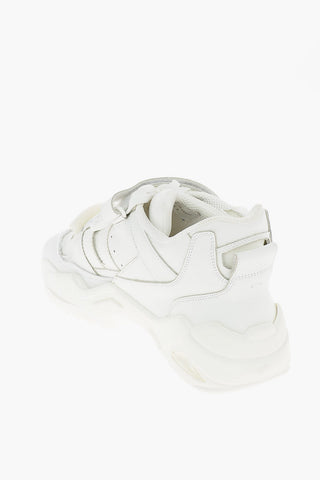 MM22 vintage effect leather High-top Sneakers