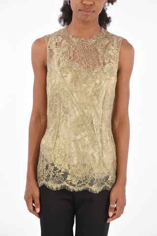 Top in Lurex Ricamato