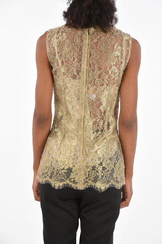 Top in Lurex Ricamato
