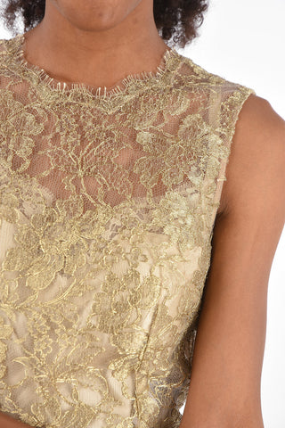 Top in Lurex Ricamato