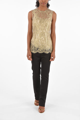 Top in Lurex Ricamato
