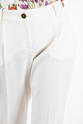 Straight Fit Single Pleated Pants