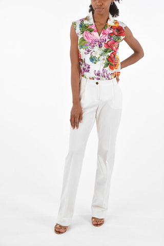 Straight Fit Single Pleated Pants