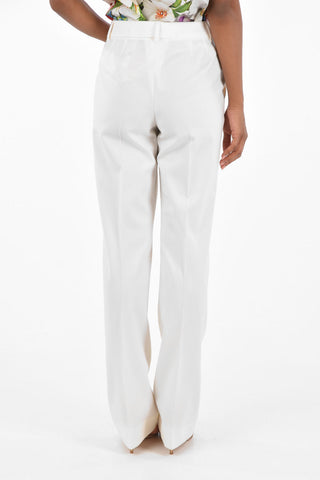 Straight Fit Single Pleated Pants