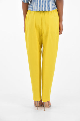 Pantaloni a Una Pince con Elastico in Vita 