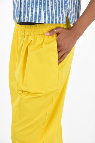 Pantaloni a Una Pince con Elastico in Vita 