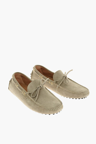 suede leather boat deck shoes