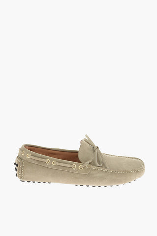 suede leather boat deck shoes