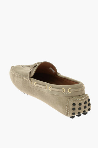 suede leather boat deck shoes
