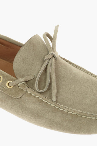 suede leather boat deck shoes