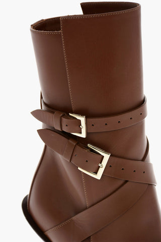 11 cm leather HADFIELD Point Toe High heel ankle boots
