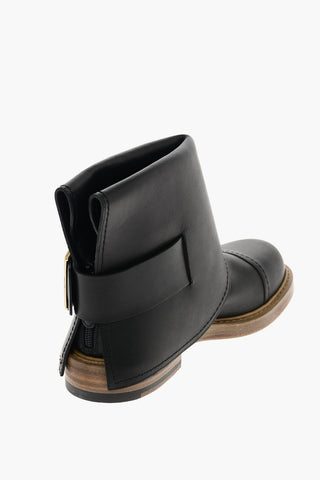 leather Biker boots