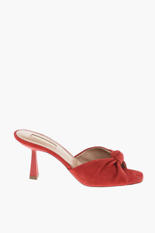 Mules in pelle scamosciata 7,5cm