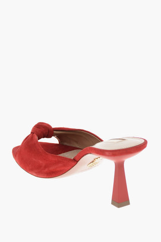Mules in pelle scamosciata 7,5cm