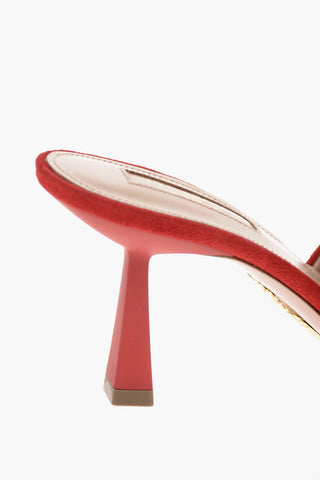 Mules in pelle scamosciata 7,5cm