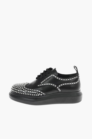 studded leather Oxford brogues