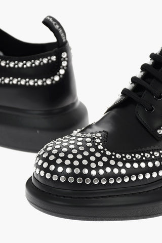 studded leather Oxford brogues