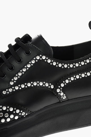 studded leather Oxford brogues