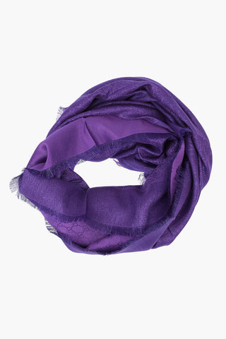 Silk and Wool Glittered Foulard