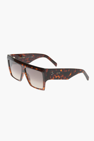 Rectangular Tortoise Printed Sunglasses