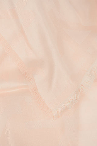 Silk and Wool Glittered Foulard
