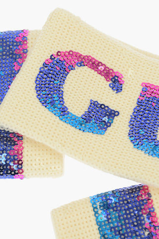 Sequined Headband and wristband Set