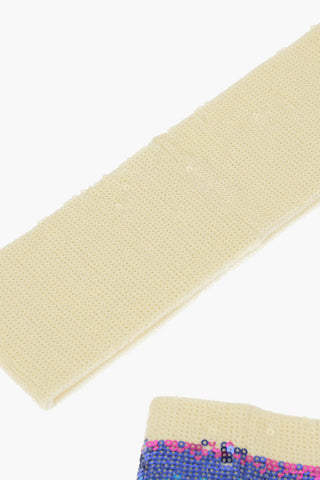 Sequined Headband and wristband Set