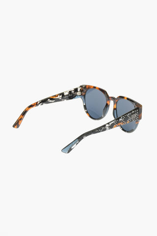 Rectangular Tortoise Printed Sunglasses