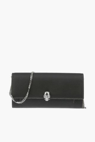 Leather Wallet with Chain