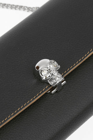 Leather Wallet with Chain