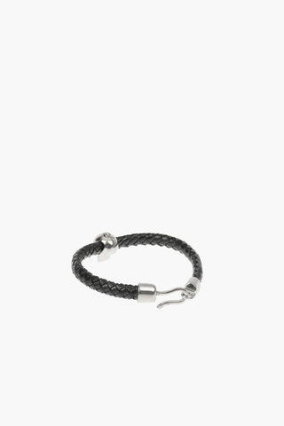 Leather Bracelet with Skull