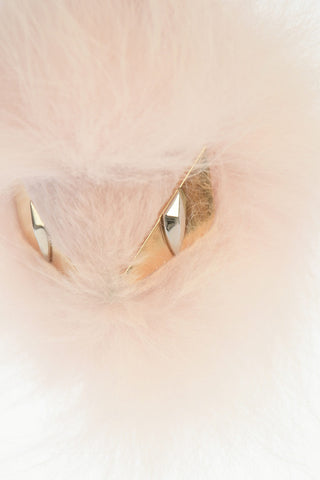 Keyring with Fur Pendant
