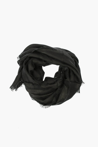 Silk and Wool Glittered Foulard