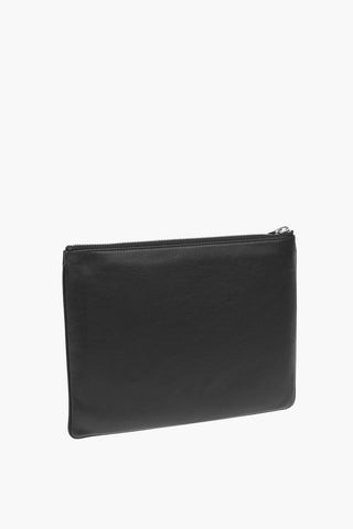 Leather Bee Printed Pochette