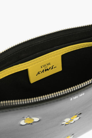 Leather Bee Printed Pochette