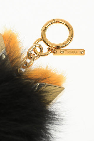 Keyring with Fur Pendant