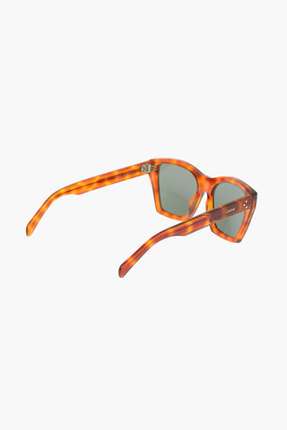 Rectangular Tortoise Printed Sunglasses