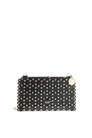 Mini Bag in Nappa Floreale Borchiata