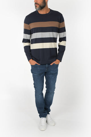 Striped Crewneck Sweater