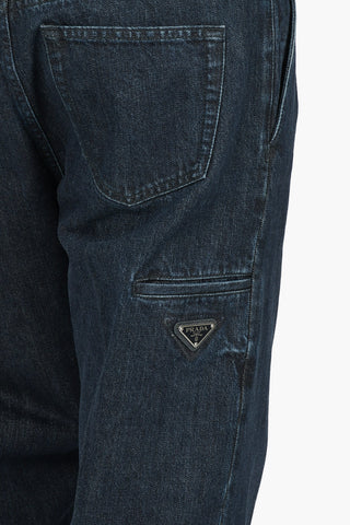 Double Pleat Cuffed Hem Jeans