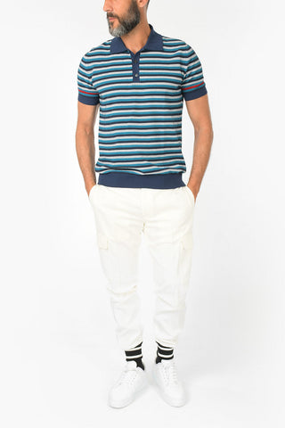 Polo in Maglia a Righe