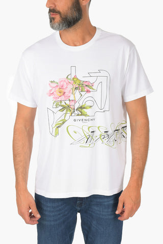 T-shirt con Stampa AMORE