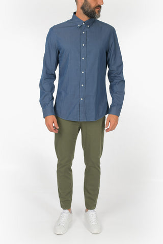 Cotton LEISURE FIT Button Down Shirt