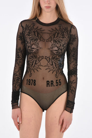 Embroidered NOELAY Long Sleeve Bodysuit