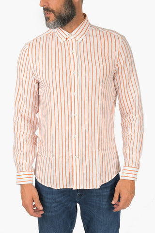 Linen LEISURE FIT Button Down Shirt